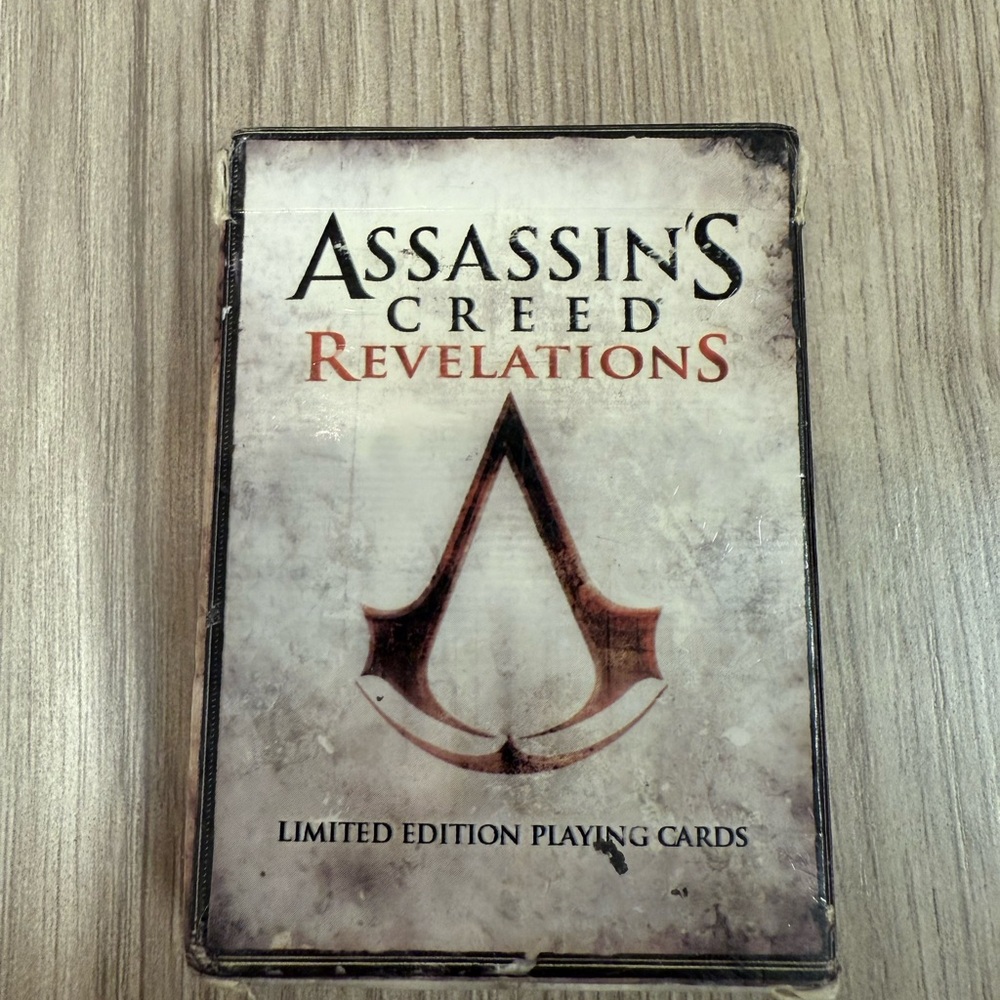 Assassin's Creed Revelations Playing Cards Limited Edition Rare Vintage